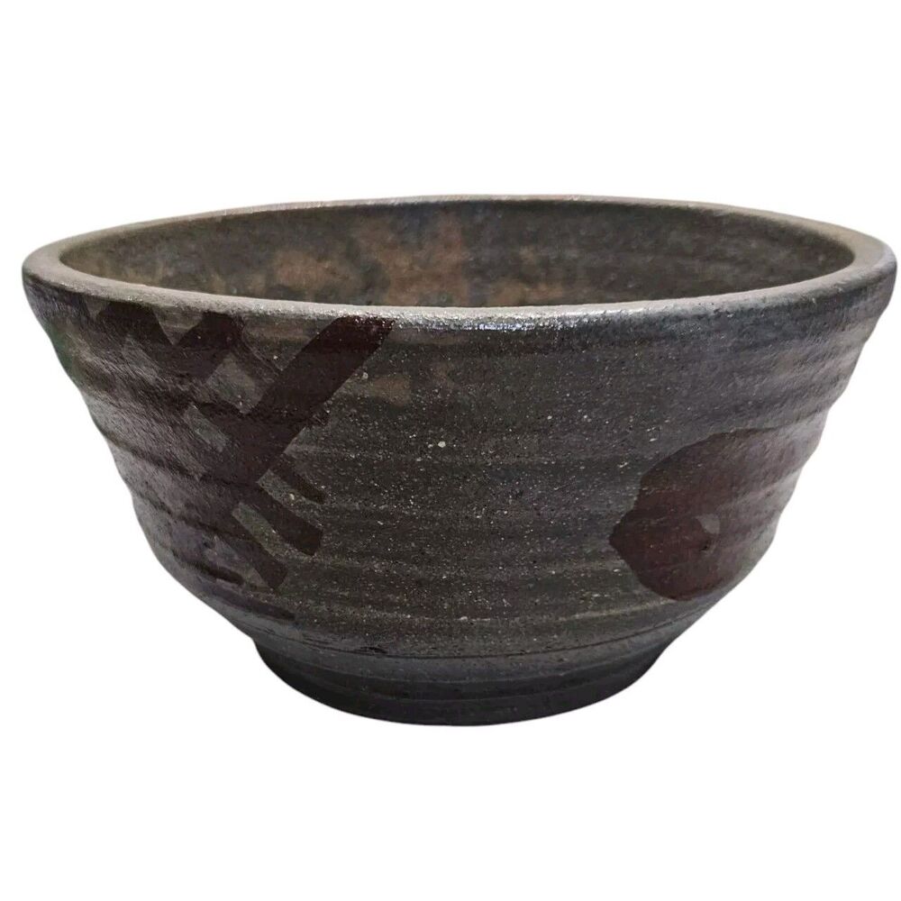Patrick Siler Glazed Earthenware Pottery Bowl Circa 1970s Funk Art WSU Studio - Picture 2 of 7